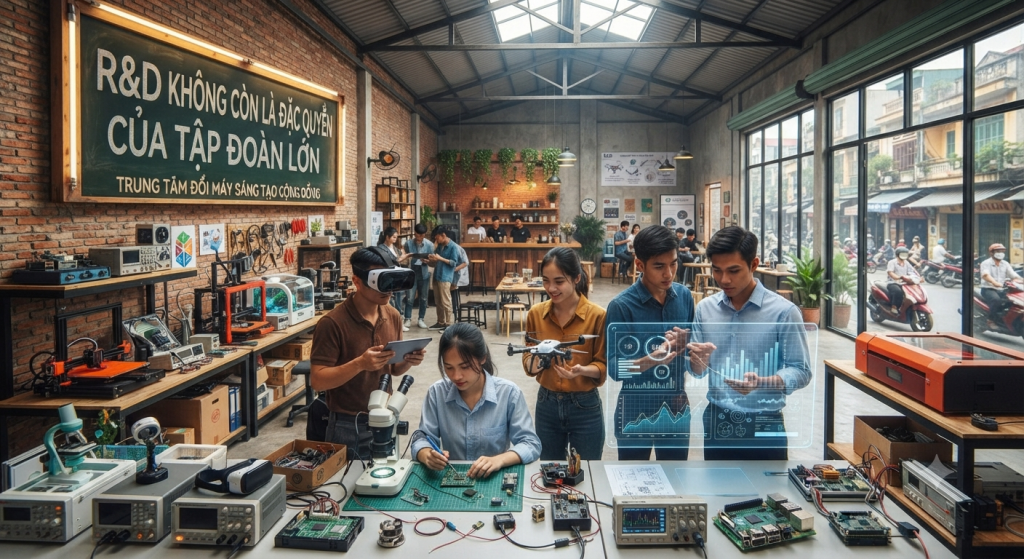 R&D không còn là đặc quyền của tập đoàn lớn