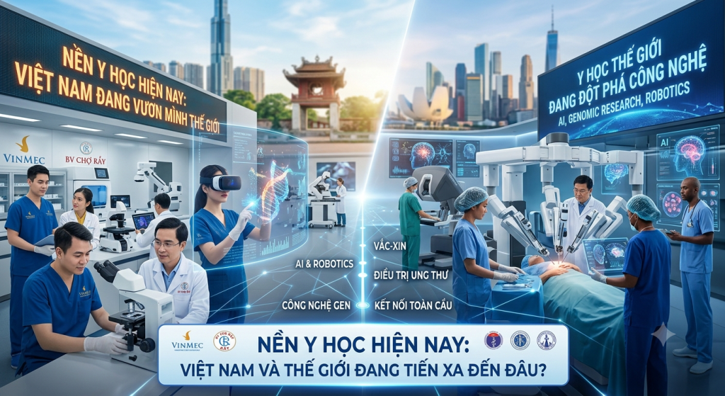 NỀN Y HỌC HIỆN NAY: VIỆT NAM VÀ THẾ GIỚI ĐANG TIẾN XA ĐẾN ĐÂU?