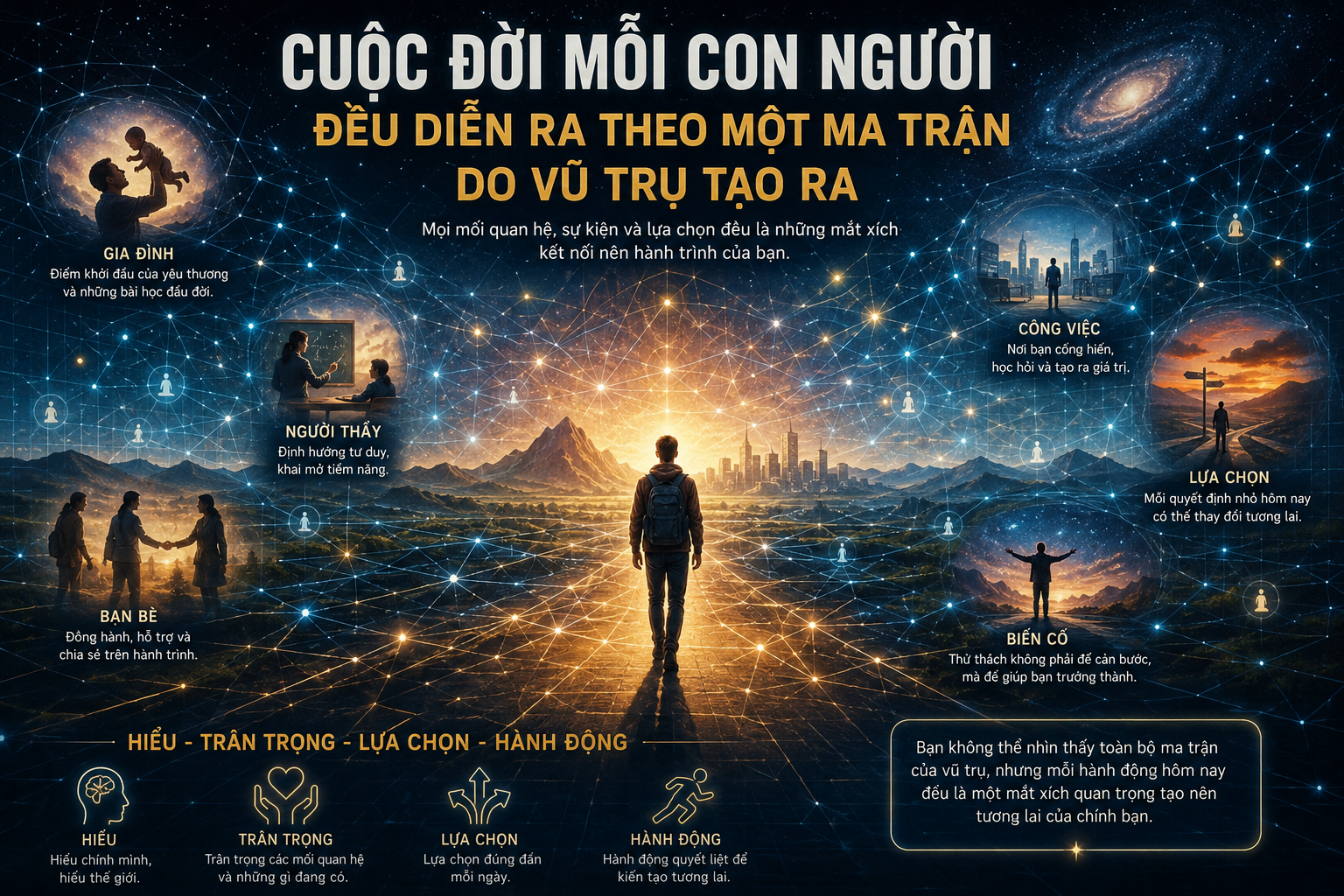 Cuộc Đời Mỗi Con Người: Phải Chăng Tất Cả Đều Diễn Ra Theo Một Ma Trận Do Vũ Trụ Tạo Ra?