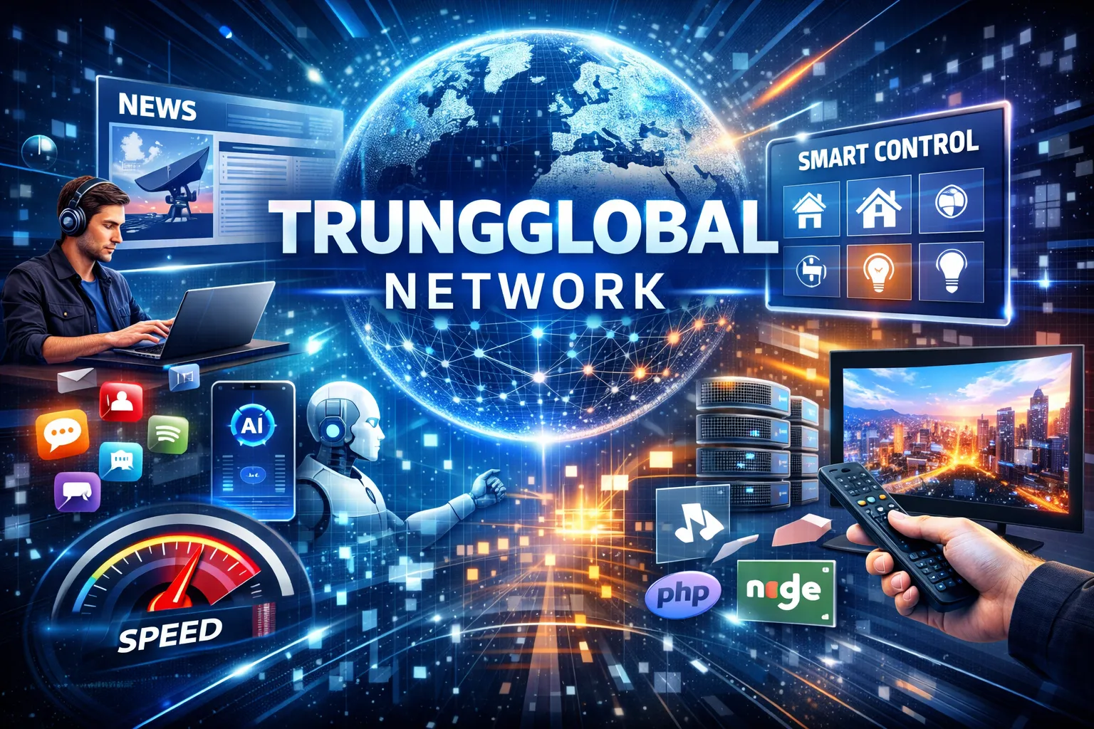 TrungGlobal Network – Hệ sinh thái số toàn diện cho tương lai kết nối
