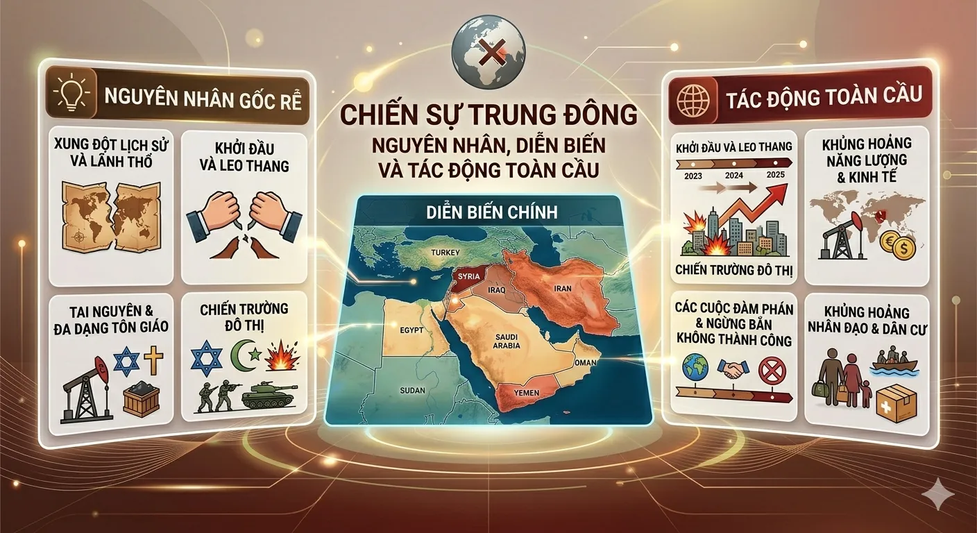 Chiến Sự Trung Đông: Nguyên Nhân, Diễn Biến Và Tác Động Toàn Cầu