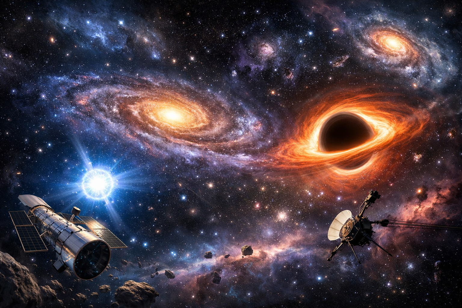 🌌 Vũ Trụ Sâu Là Gì? Khám Phá Những Bí Ẩn Vô Tận Ngoài Không Gian