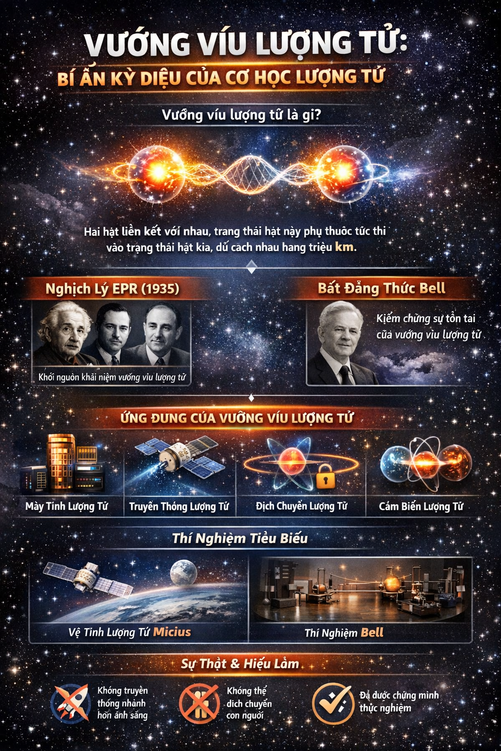 Vướng Víu Lượng Tử Là Gì? Bí Ẩn Kỳ Diệu Của Cơ Học Lượng Tử