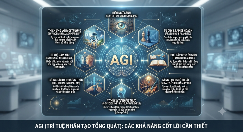 AGI cần những khả năng nào?