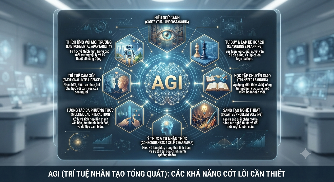 🤖 AGI là gì? Toàn bộ kiến thức về Trí tuệ Nhân tạo Tổng quát