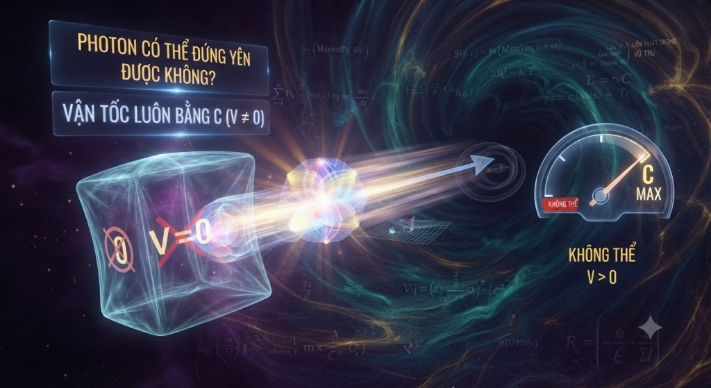 Photon có đứng yên được không?