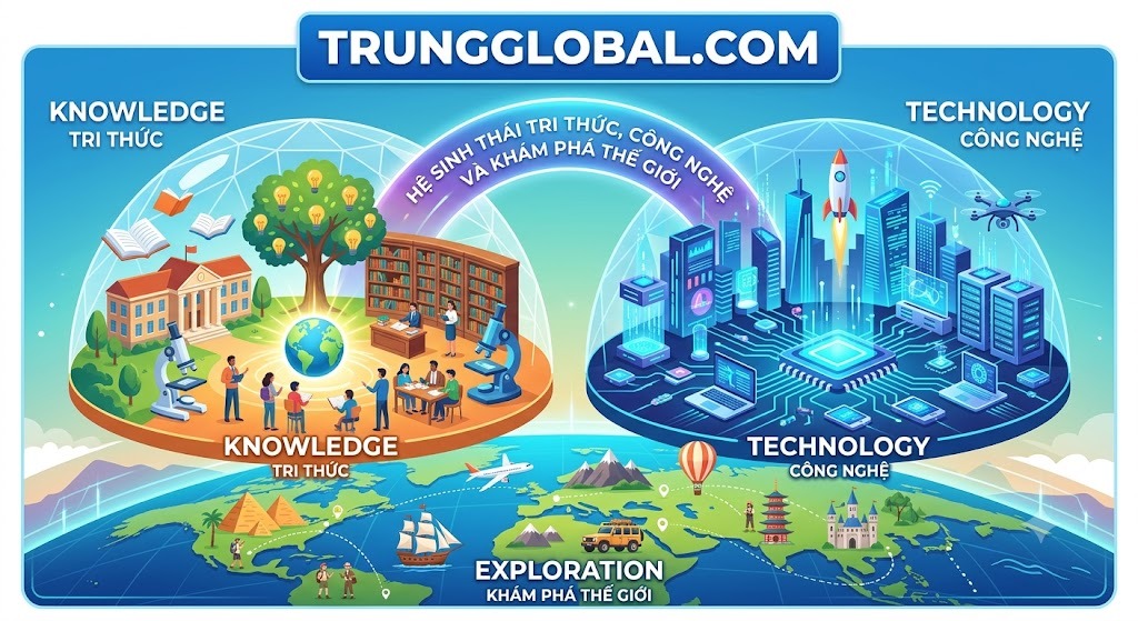 TrungGlobal.com – Hệ sinh thái tri thức, công nghệ và khám phá thế giới